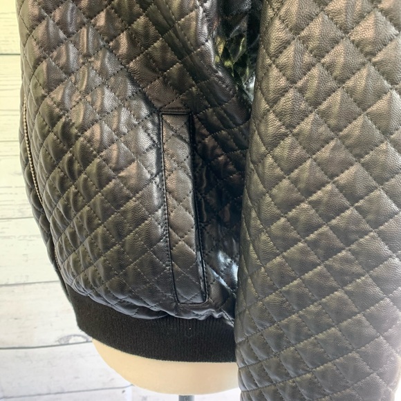 Material Girl Quilted Bomber Jacket - Picture 3 of 6